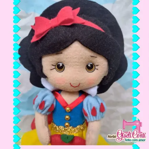 Centro de Mesa Branca de Neve 20 cm
