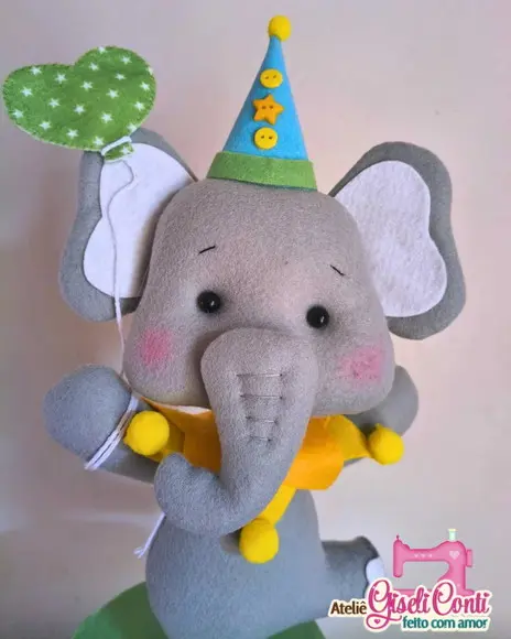 Personagens Animais Circo 20 cm