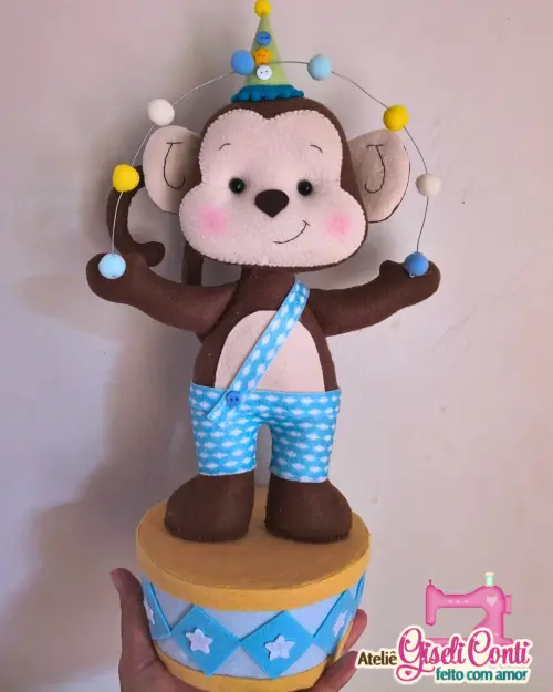 Personagens Animais Circo 20 cm