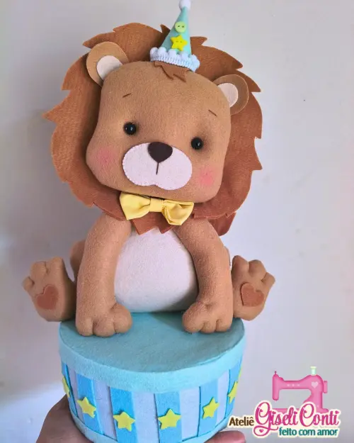 Personagens Animais Circo 20 cm
