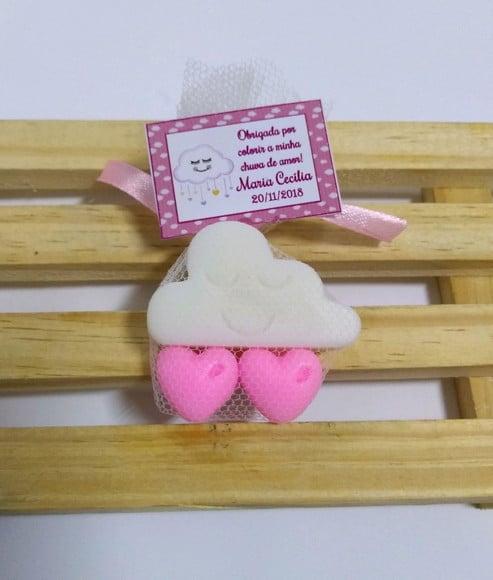 Sabonete De Nuvem, Lembrancinha Chuva De Amor, Nascimento