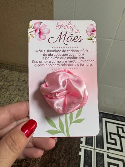 Xuxinha de Cetim Mimo Dia das Mães