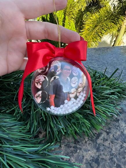Bolinhas de Natal Personalizadas com Foto