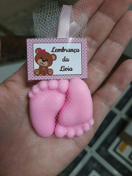 Sabonete De Pezinho | Lembrancinha Nascimento | Chá De Bebê