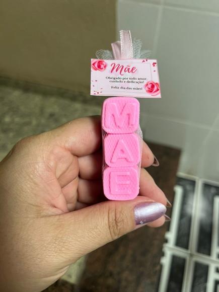 Sabonete Mãe | Lembrancinha Dia das Mães Artesanal  | Brinde Co
