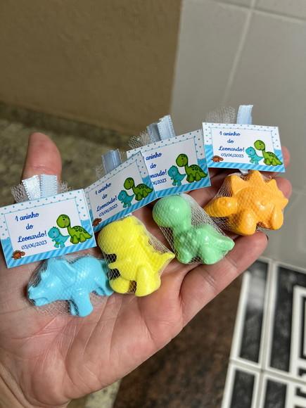 Sabonete de Dinossauro | Lembrancinha Dino | Aniversário