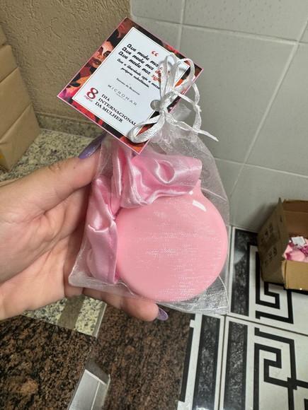 Brinde Dia da Mulher Kit Escova com Espelho e Xuxinha