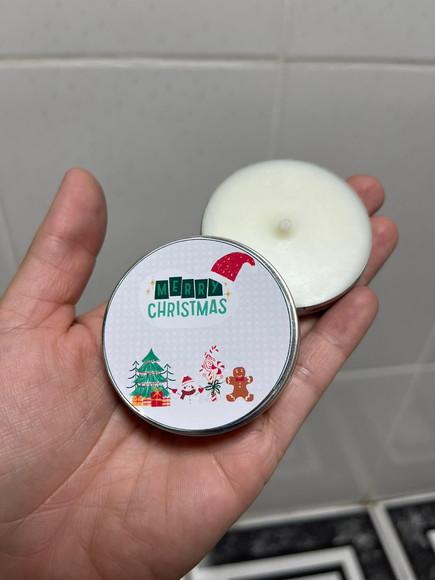 Latinha com Vela Aromática, Natal, Brinde Final do Ano