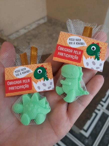 Sabonete de Dinossauro, Lembrancinha Dino, Aniversário