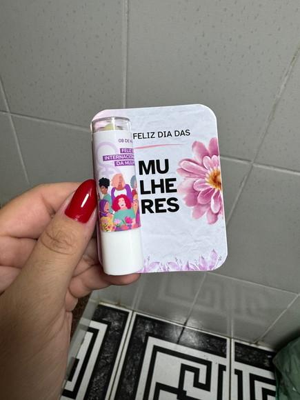 Mimo Dia das Mulheres Card com Manteiga de Cacau