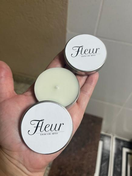 Latinha com Vela Aromática, Brinde Empresa