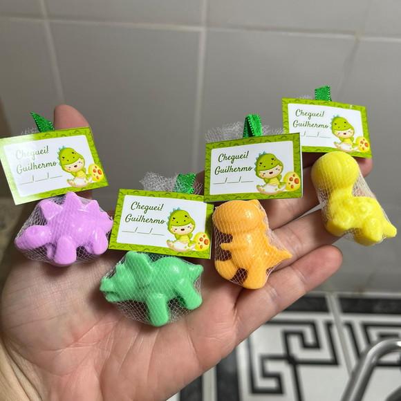 Sabonete de Dinossauro, Lembrancinha Dino, sem Tag