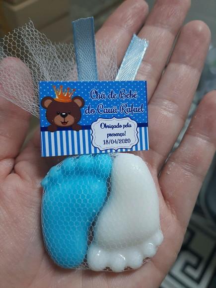 Sabonete Pezinho, Lembrancinha Maternidade, Chá De Bebê