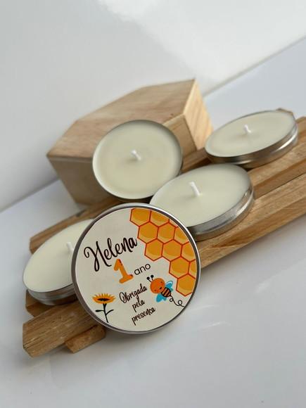 Latinha com Vela Aromática Aniversário, Lembrancinha