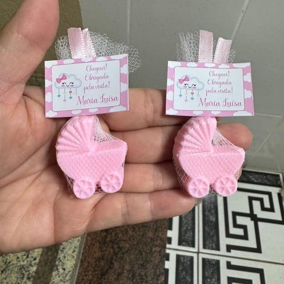 Sabonete de Carrinho de Bebê Lembrancinha Nascimento