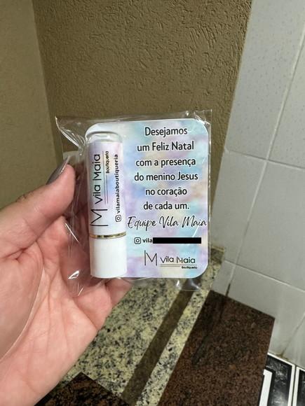 Manteiga de Cacau com Cartão, Natal, Brinde Final de Ano