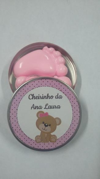 Latinha com Pezinhos, Lembrancinha Chá de Fraldas