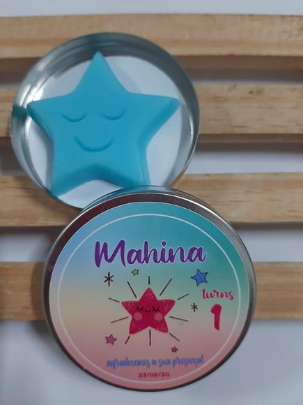 Latinha Com Sabonete Estrela, Lembrancinha, Estrelinha