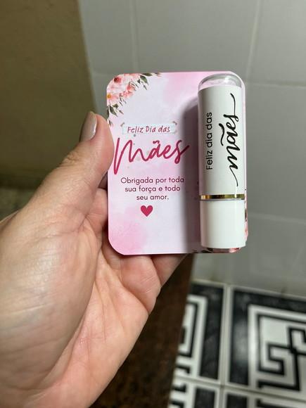 Manteiga de Cacau com Card, Dia da Mães, Lembrancinha