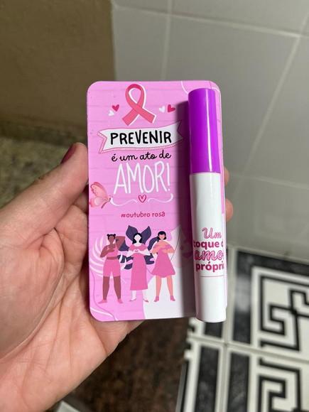 Lip Gloss Labial | Brinde Outubro Rosa