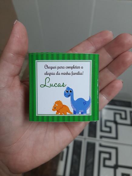 Lembrancinha Nascimento, Sabonete De Dinossauro E Inicial