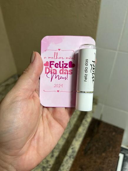 150 Manteiga de Cacau com Card, Dia da Mães, Lembrancinha