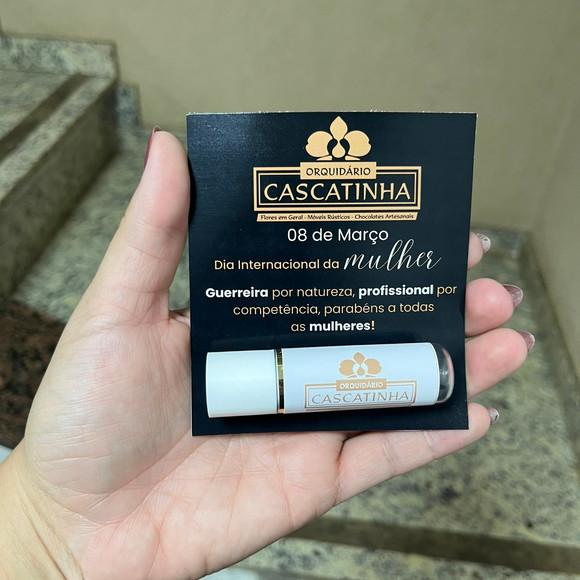 Manteiga de Cacau com Cartão, Lembrancinha Dia da Mulher