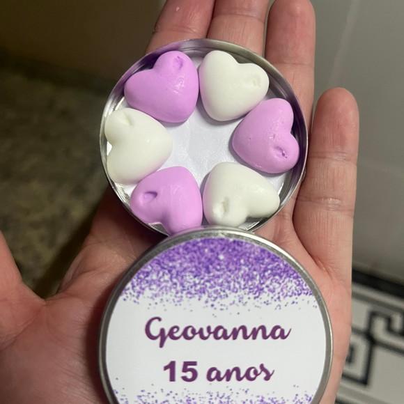Latinha Com Coração, Lembrancinha Casamento, 15 Anos