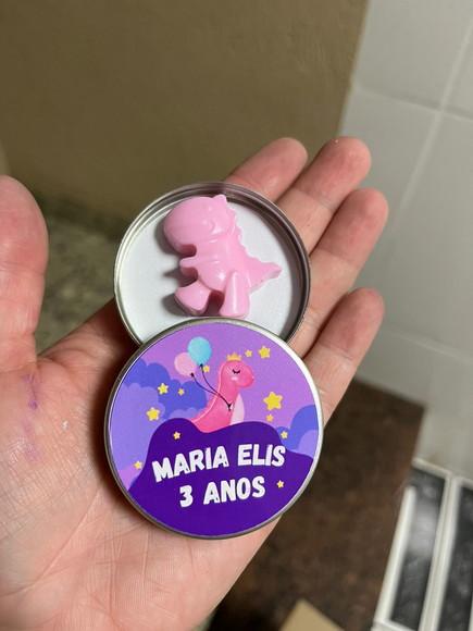 Latinha com Dinossauro, Sabonete de Dinossauro, Aniversário