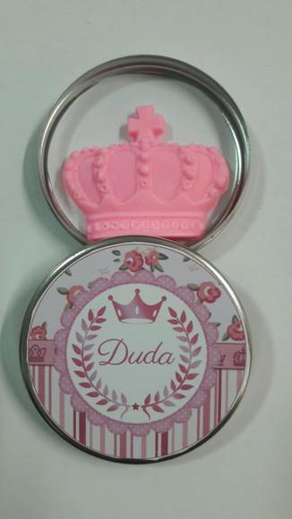Latinha Com Coroa, Tema Princesa, Príncipe, Lembrancinha