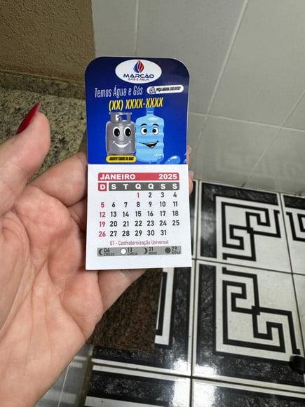 Calendário Imã Geladeira Personalizado Lembrancinha