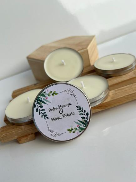Latinha com Vela Aromática Personalizada, Casamento, Noivado