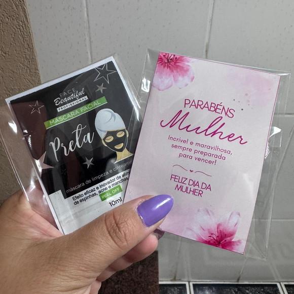 Brinde Dia da Mulher Skincare Máscara Facial