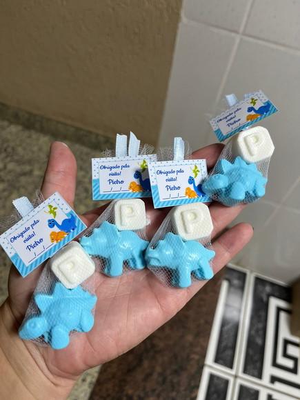 Sabonete de Dinossauro, Inicial, Lembrancinha Nascimento