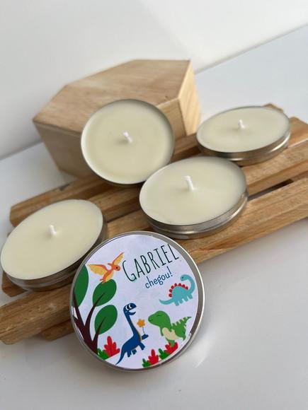 Latinha com Vela Aromática Aniversário, Lembrancinha