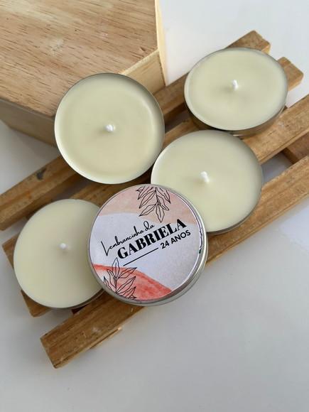 Latinha com Vela Aromática Aniversário, Lembrancinha