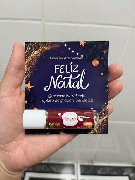 Manteiga de Cacau com Cartão, Natal, Brinde Final de Ano