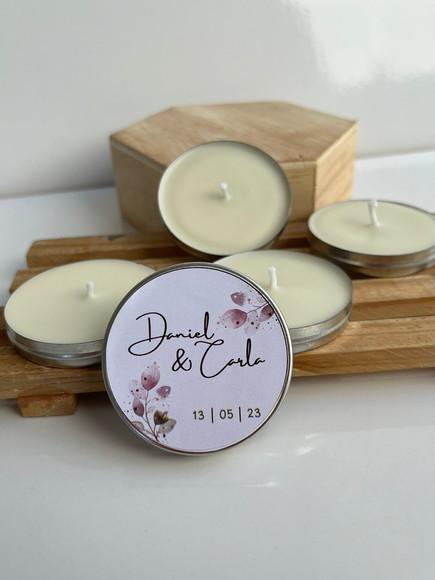 Latinha com Vela Aromática Personalizada, Casamento, Noivado