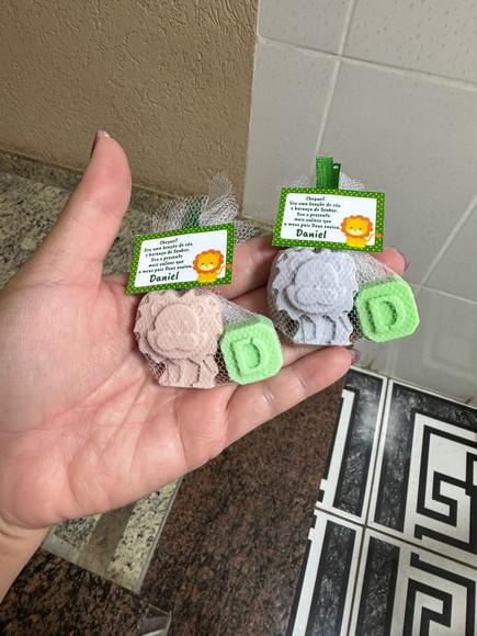 Sabonete Leão Lembrancinha Safari Maternidade