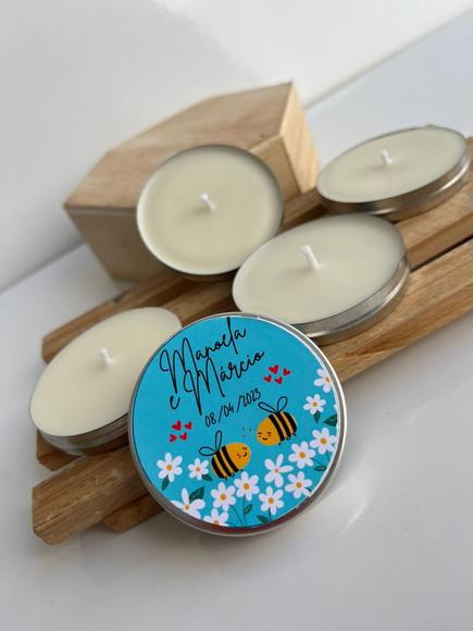 Latinha com Vela Aromática Personalizada, Casamento, Noivado