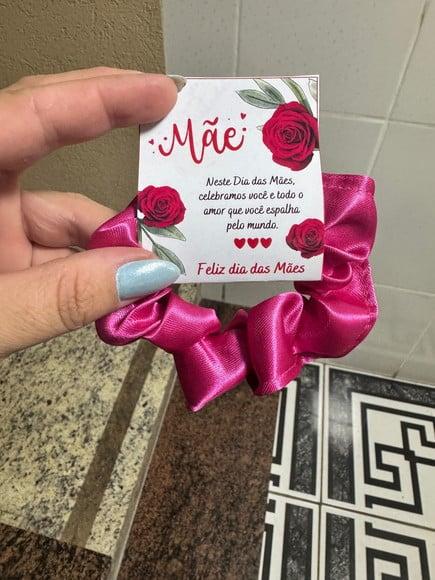 Xuxinha de Cetim Brinde Dia das Mães
