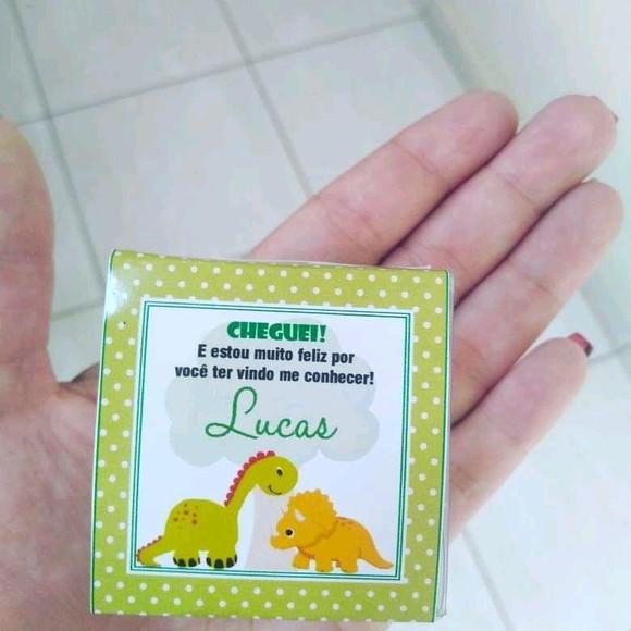 Lembrancinha Nascimento, Sabonete De Dinossauro E Inicial