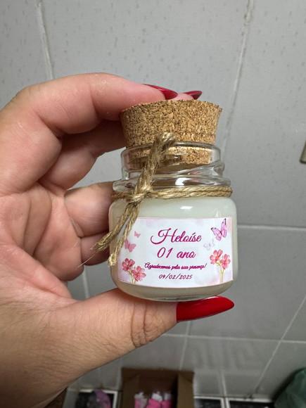Vela Aromática Lembrancinha Aniversário