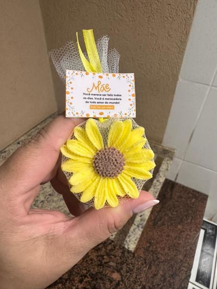 Sabonete Margarida Lembrancinha Dia das Mães