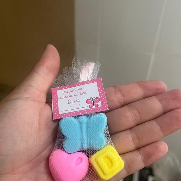 Sabonete De Borboleta Com Letra, Lembrancinha Nascimento