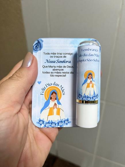 Lembrancinha Dia das Mães, Manteiga de Cacau com Card
