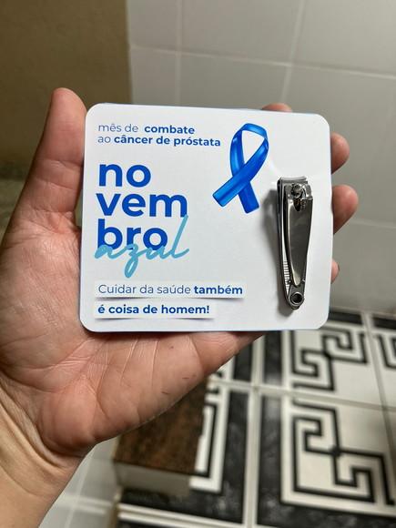 Brinde Corporativo Novembro Azul com Cortador
