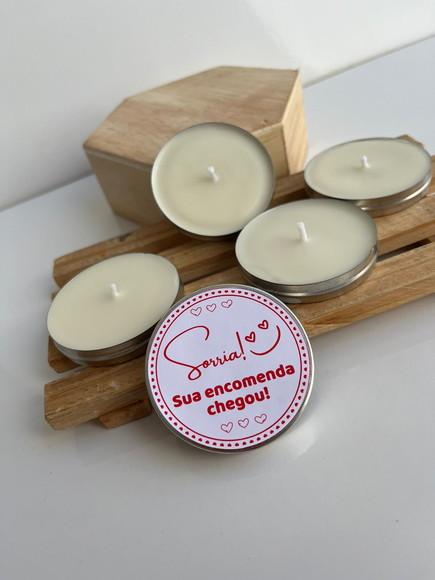 Latinha com Vela Aromática Personalizada, Brinde, Mimo