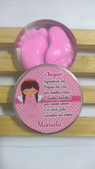 Latinha Com Pezinhos, Lembrancinha, Pé, Nascimento