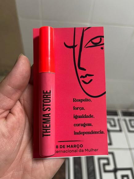 Lip Gloss Labial, Gloss Labial Transparente com Cartão